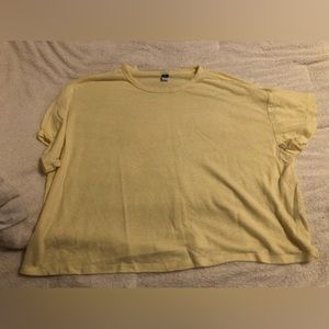 NWOT Old Navy Elbow-Sleeve Oversized Linen-Blend T-Shirt for Women